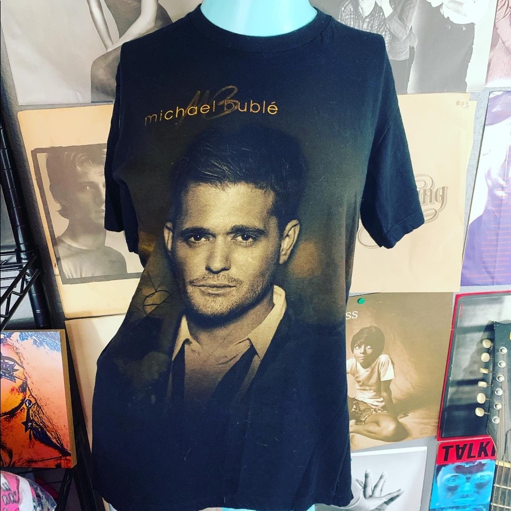 💚 Michael Buble Concert Tour T-Shirt Medium
